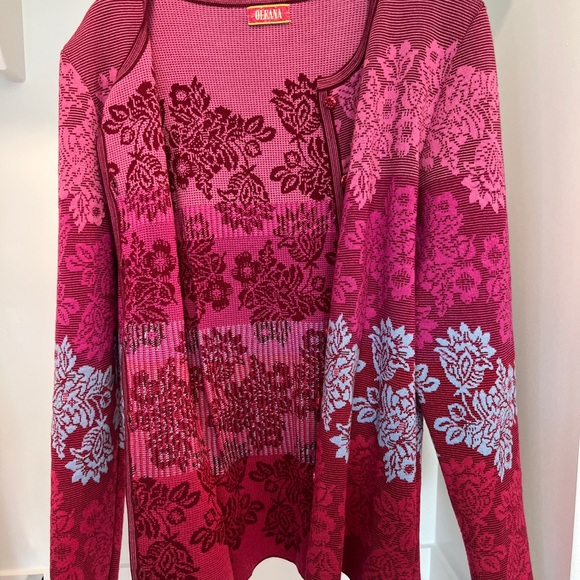 Sweaters Oleana Utah Wollen Mills Clothiers Size Xl Woolsilk Cardigan